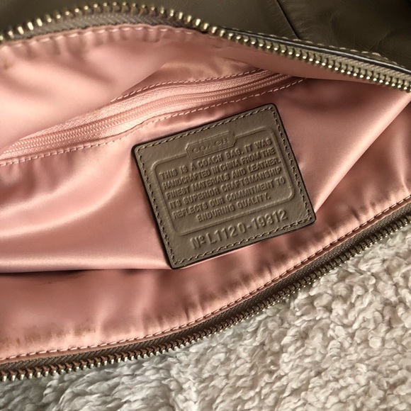 Coach Kristin woven leather round satchel - Picture 8 of 8